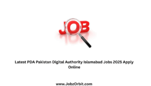 Latest Pakistan Digital Authority PDA Islamabad Jobs 2025 Apply Online